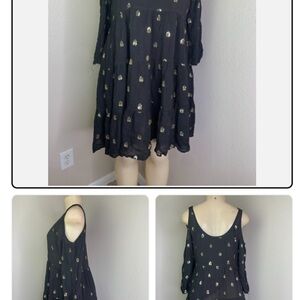 FP Movement by Free People Black Mini Dress